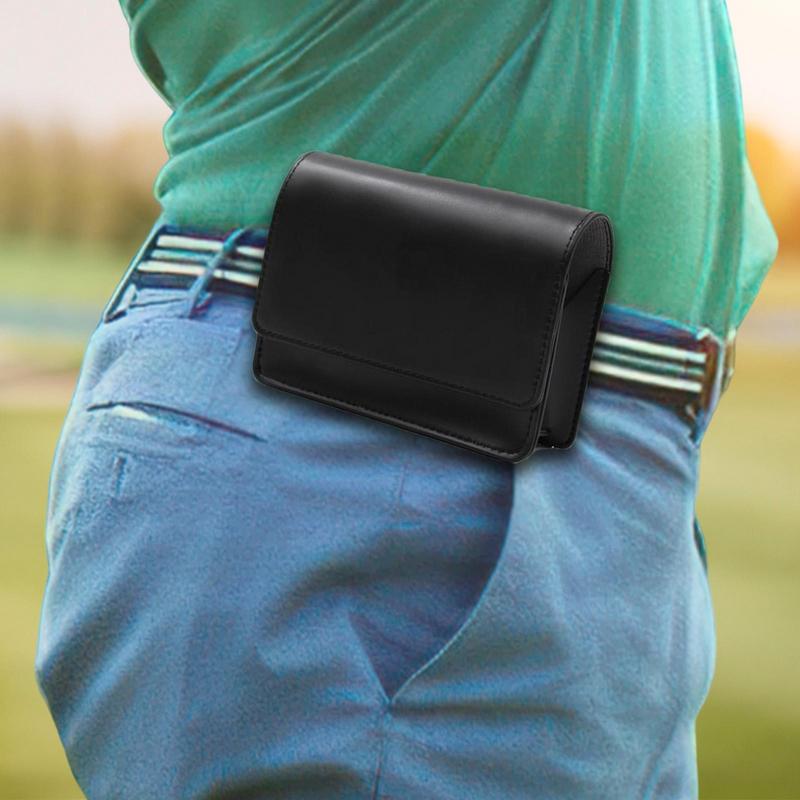 PU Leather Golf Rangefinder Ca - Golf Equipment Bag ulasan dan harga
