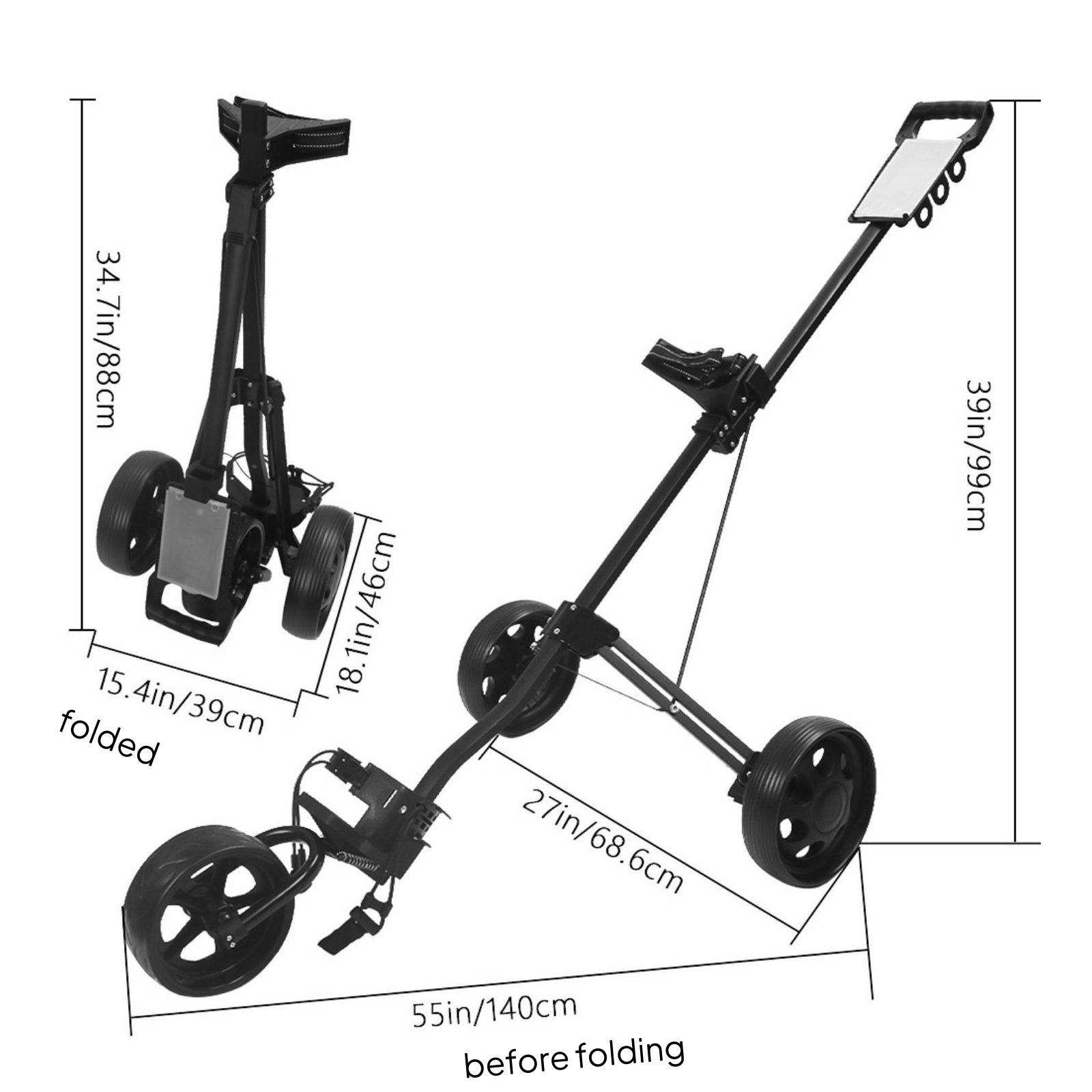 Golf Equipment Foldable Push C - Golf Equipment Bag ulasan dan harga