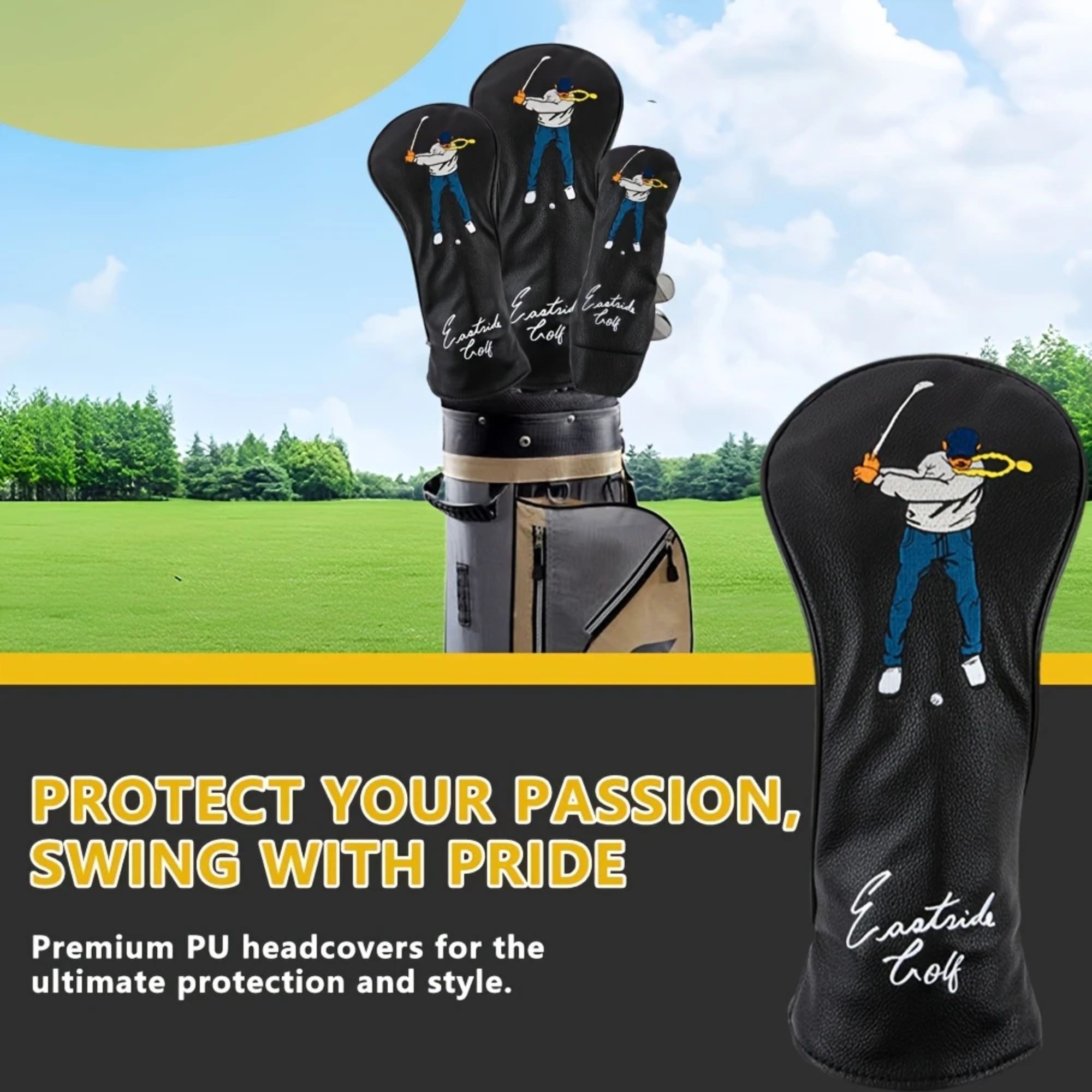 Golf Club Head Cover Durable S - Golf Equipment Bag ulasan dan harga