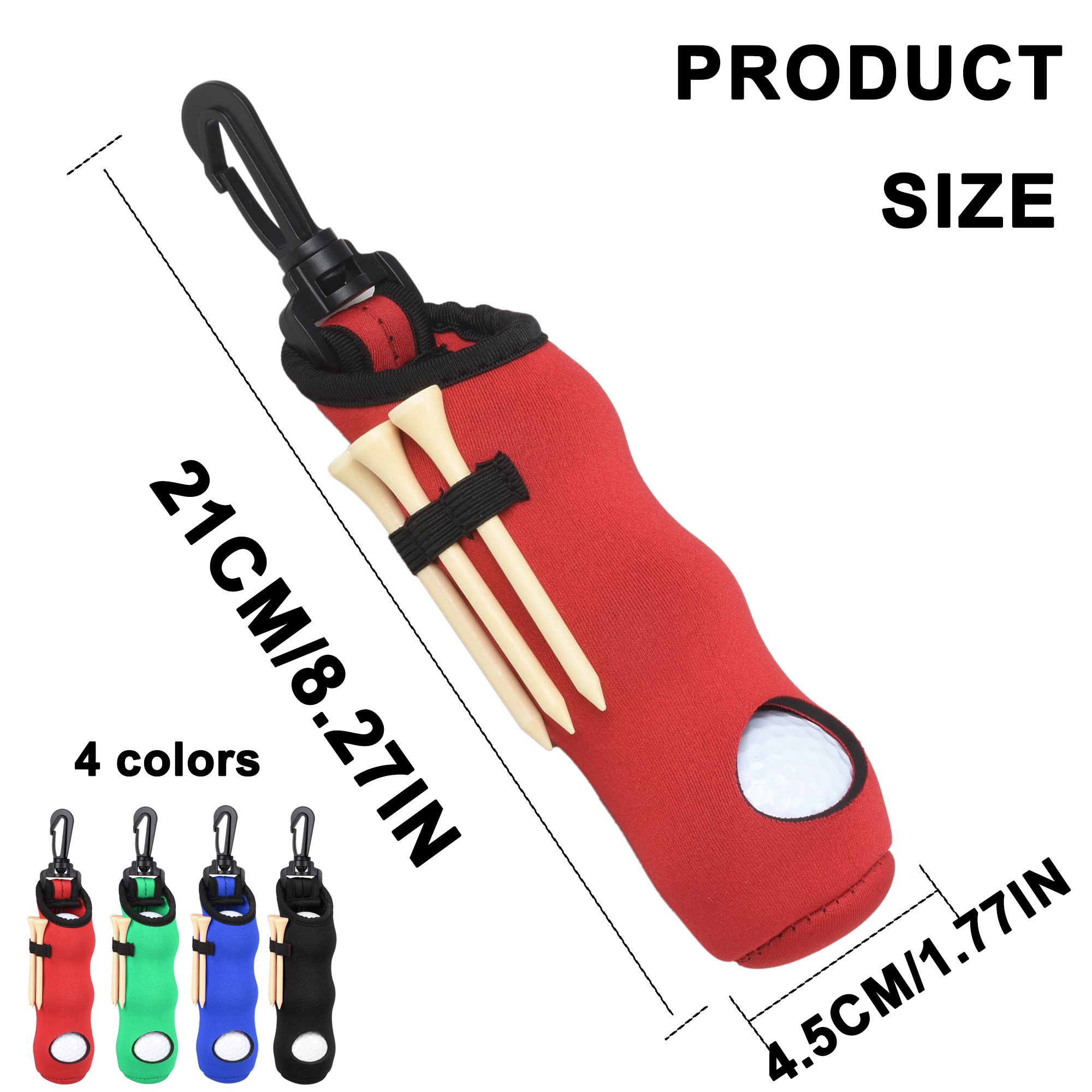 Golf Tee Holder Neoprene Golf  - Golf Equipment Bag ulasan dan harga